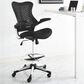 Modway Charge Drafting Stool in Black, , large