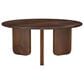 Pacific Landing Dale Round Coffee Table in Brown, , large
