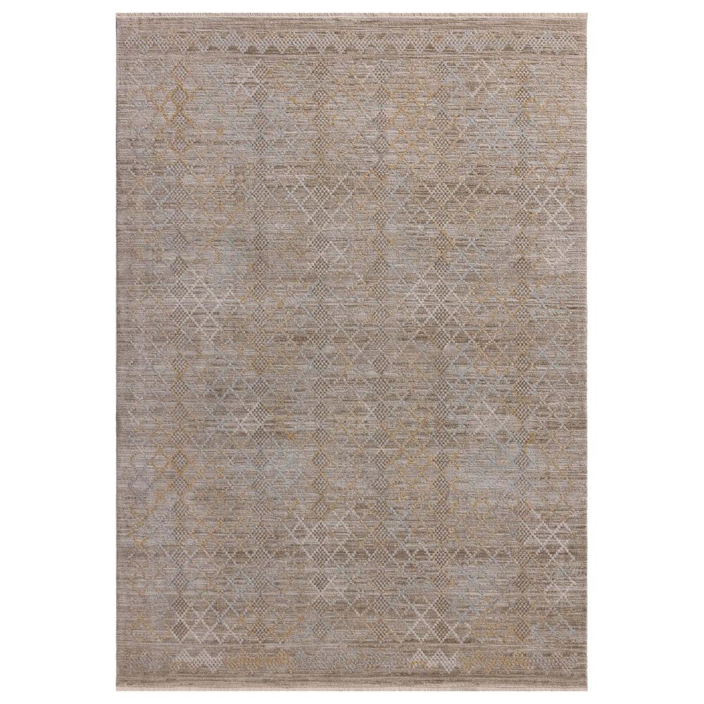 Amber Lewis x Loloi Cali 5"3" x 7"6" Taupe and Multicolor Area Rug, , large