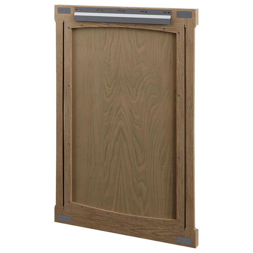 James Martin Kinnsden 26" Rectangular Mirror in Weathered Oak, , large