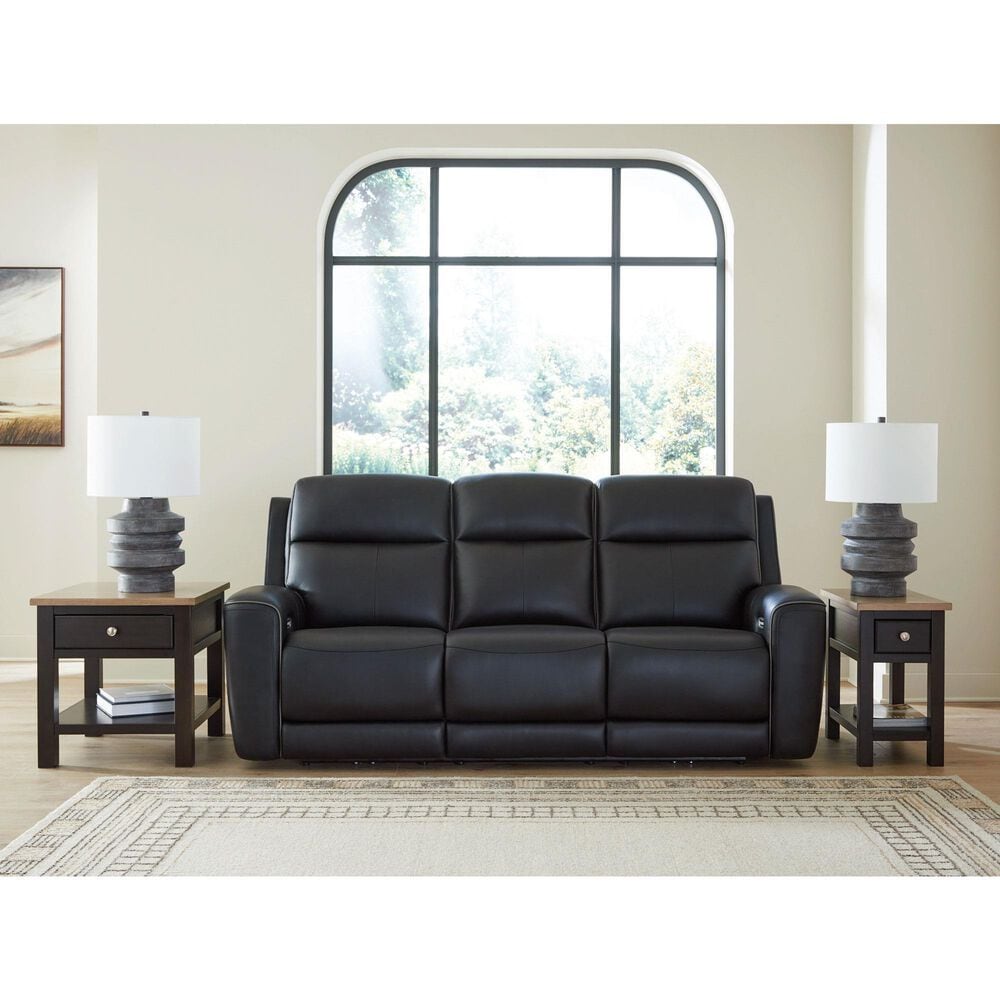 Ashley 5Z-Comfort Power Reclining Sofa in Onyx, , large