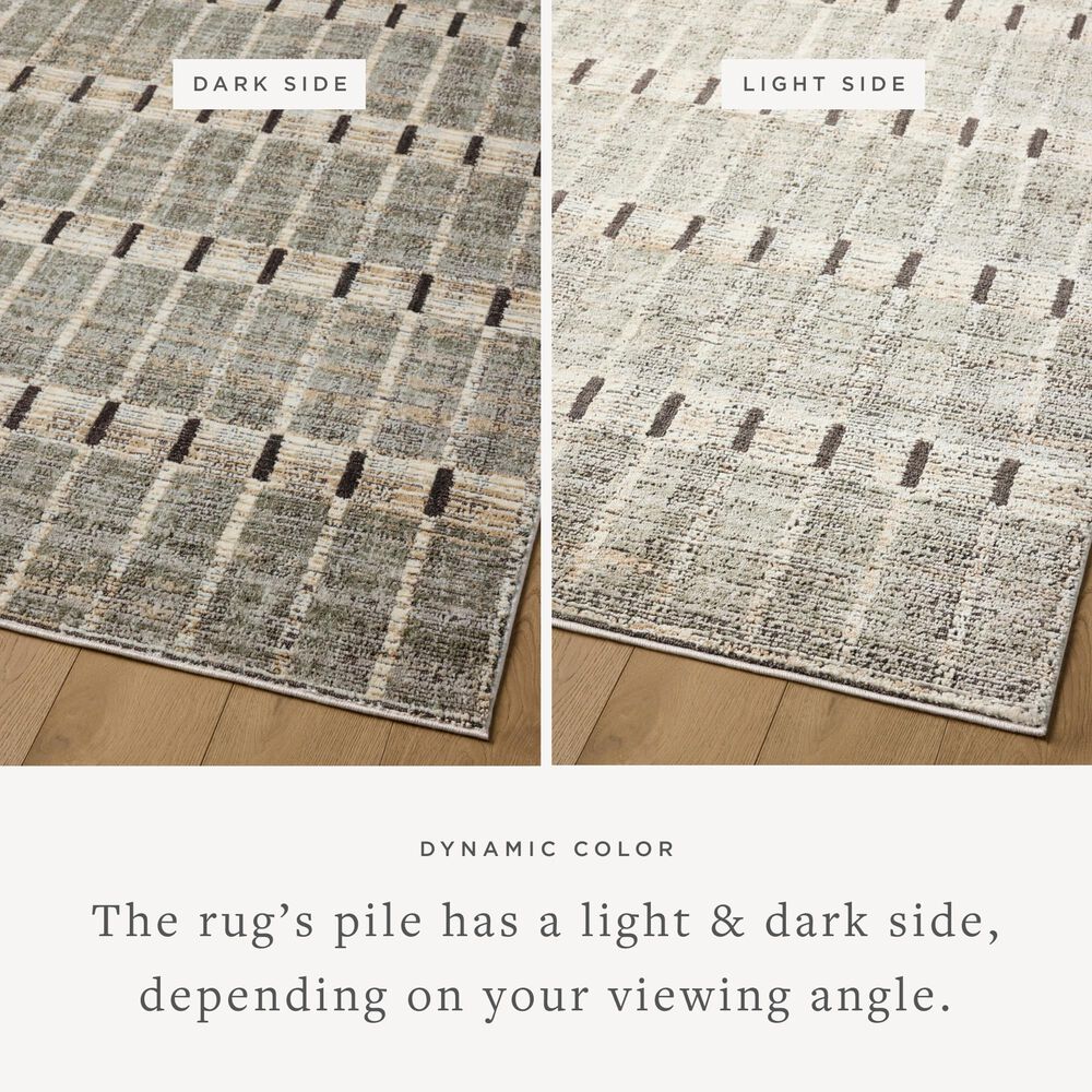 Loloi Bleecker Sage and Granite 4&#39; x 6&#39; Area Rug, , large