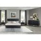 Blue River Carnaby King Platform Bed in Black Brushed, , large