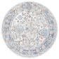 Safavieh Jasmine JSM343A 5"3" Round Ivory and Blue Area Rug, , large