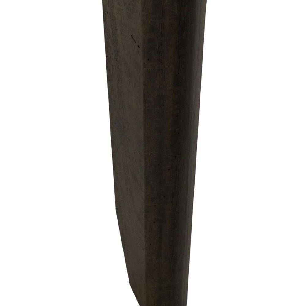 Fallridge Dark Teak and Balam 7-Piece Rectangular Dining Set in Black, , large