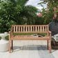 Linon Home Decor Catalan Bench in Warm Acorn, , large