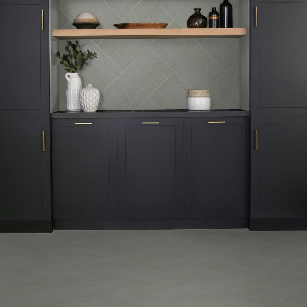Dal-Tile Fabric Art Modern Textile Medium Gray 12&quot; x 24&quot; Porcelain Tile, , large