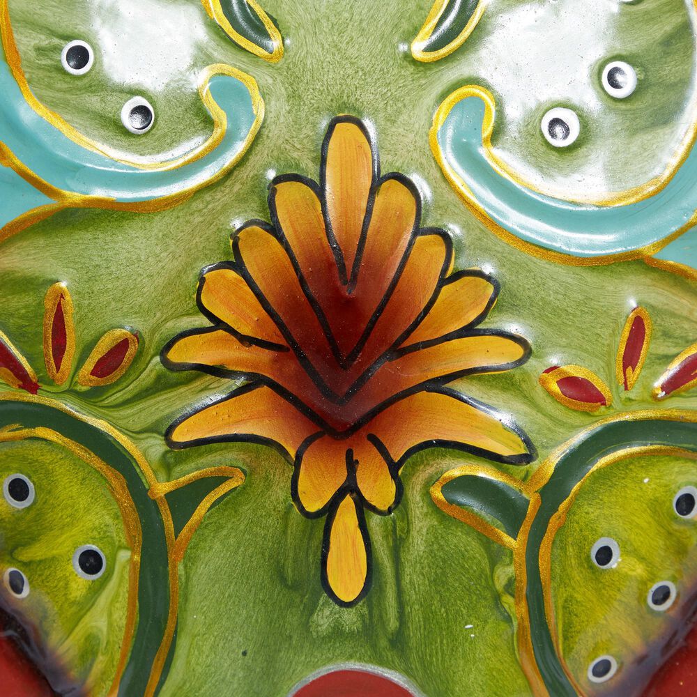Maple and Jade 19&quot; x 13&quot; Turtle Outdoor Wall Decor in Multicolor, , large