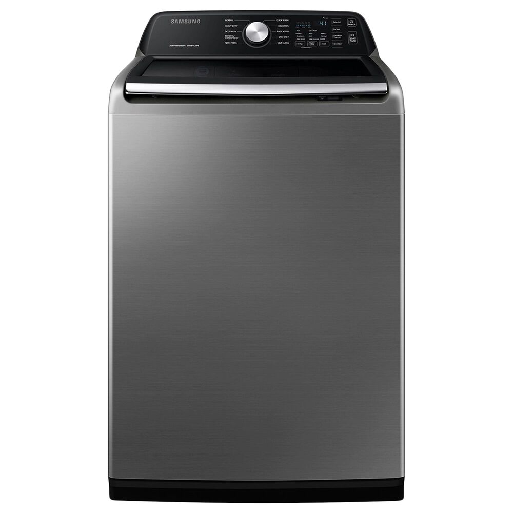 Samsung 4.5 Cu. Ft. Top Load Washer with Active WaterJet in Platinum, , large