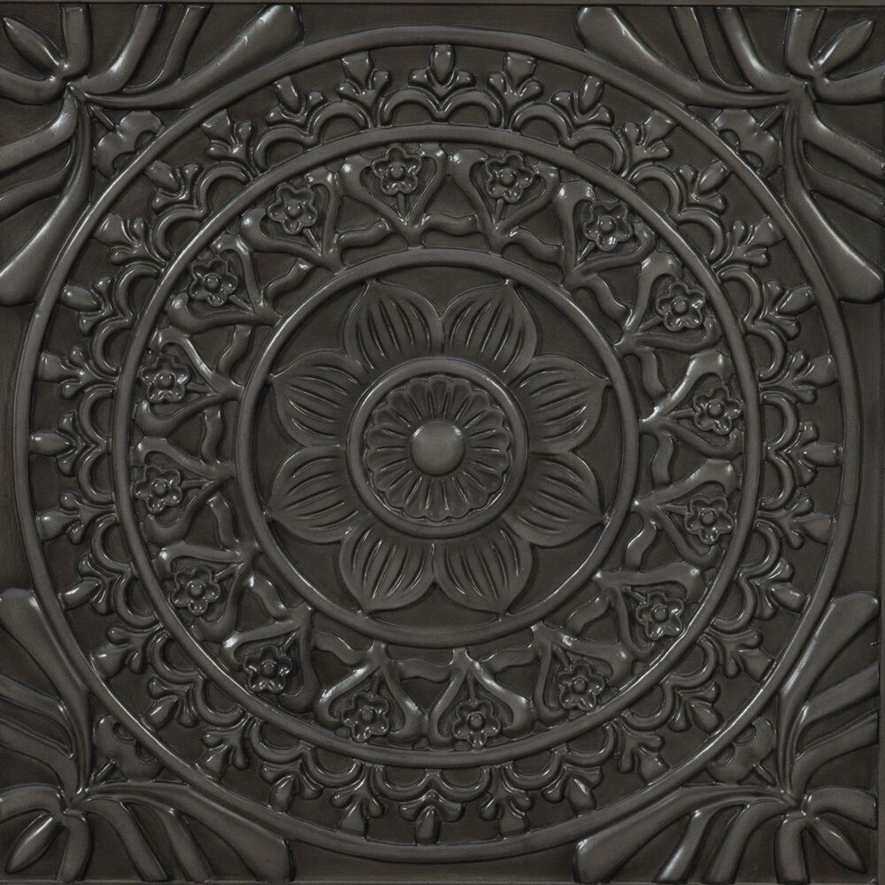 Linon Home Decor Grace Cabinet in Dark Grey, , large