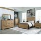 Ashley Galliden Queen Panel Bed and Two Nightstands in Light Brown, , large