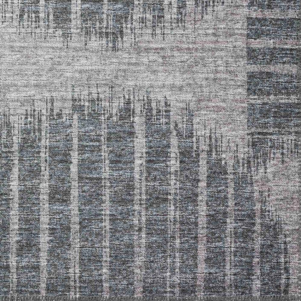 Dalyn Rug Company Sedona Geometric 2&#39;3&quot; x 12&#39; Pewter Indoor/Outdoor Performance Runner, , large