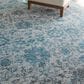 Feizy Loralai Blue and Gray 10" x 14" Area Rug, , large