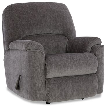 HomeStretch Payday Manual Rocker Recliner in Pewter, , large