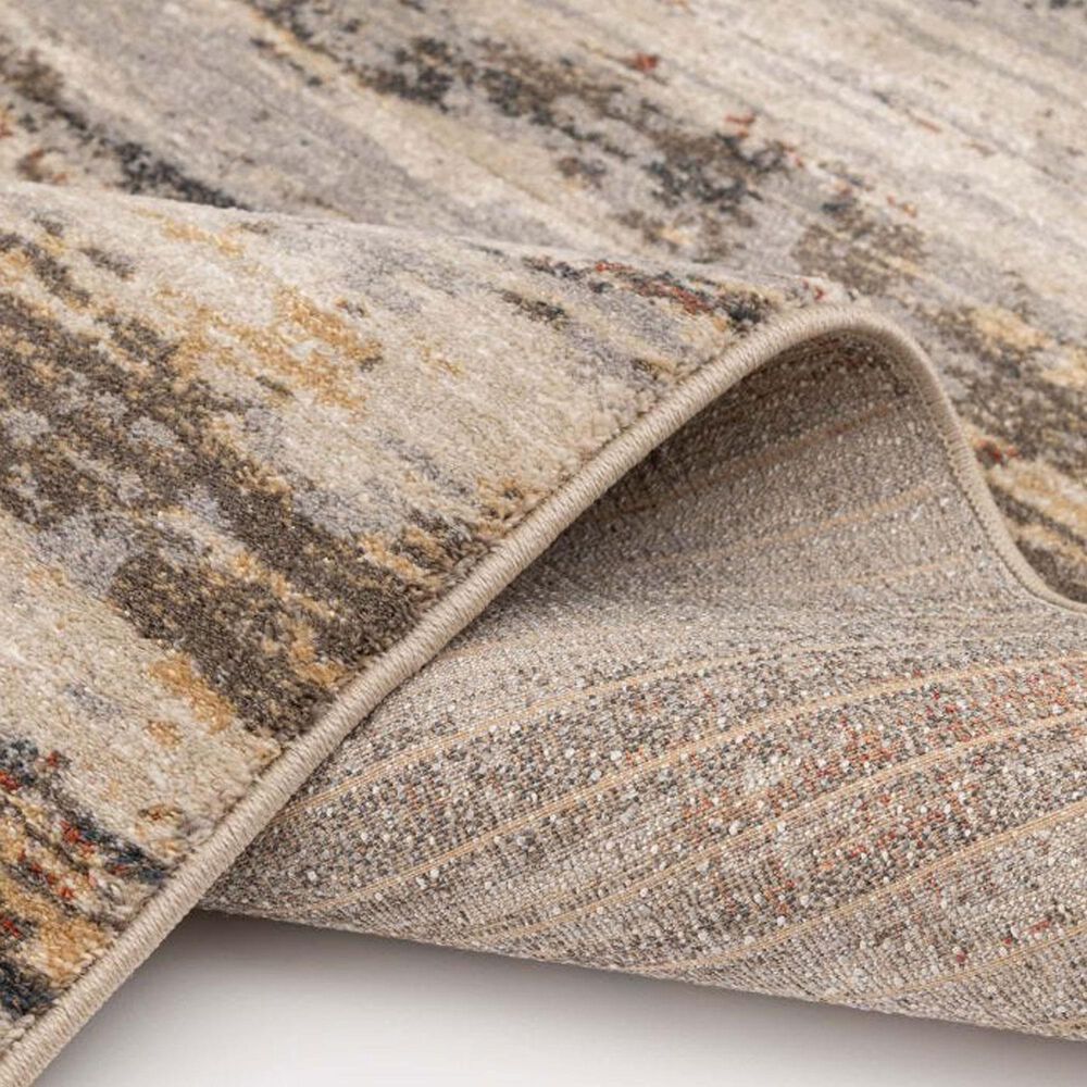 Central Oriental Montville Kenliani 7&#39;10 x 9&#39;10 Sand and Storm Area Rug, , large