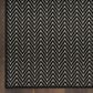 Nourison Horizon HOZ02 Black 10" x 14" Indoor/Outdoor Area Rug, , large