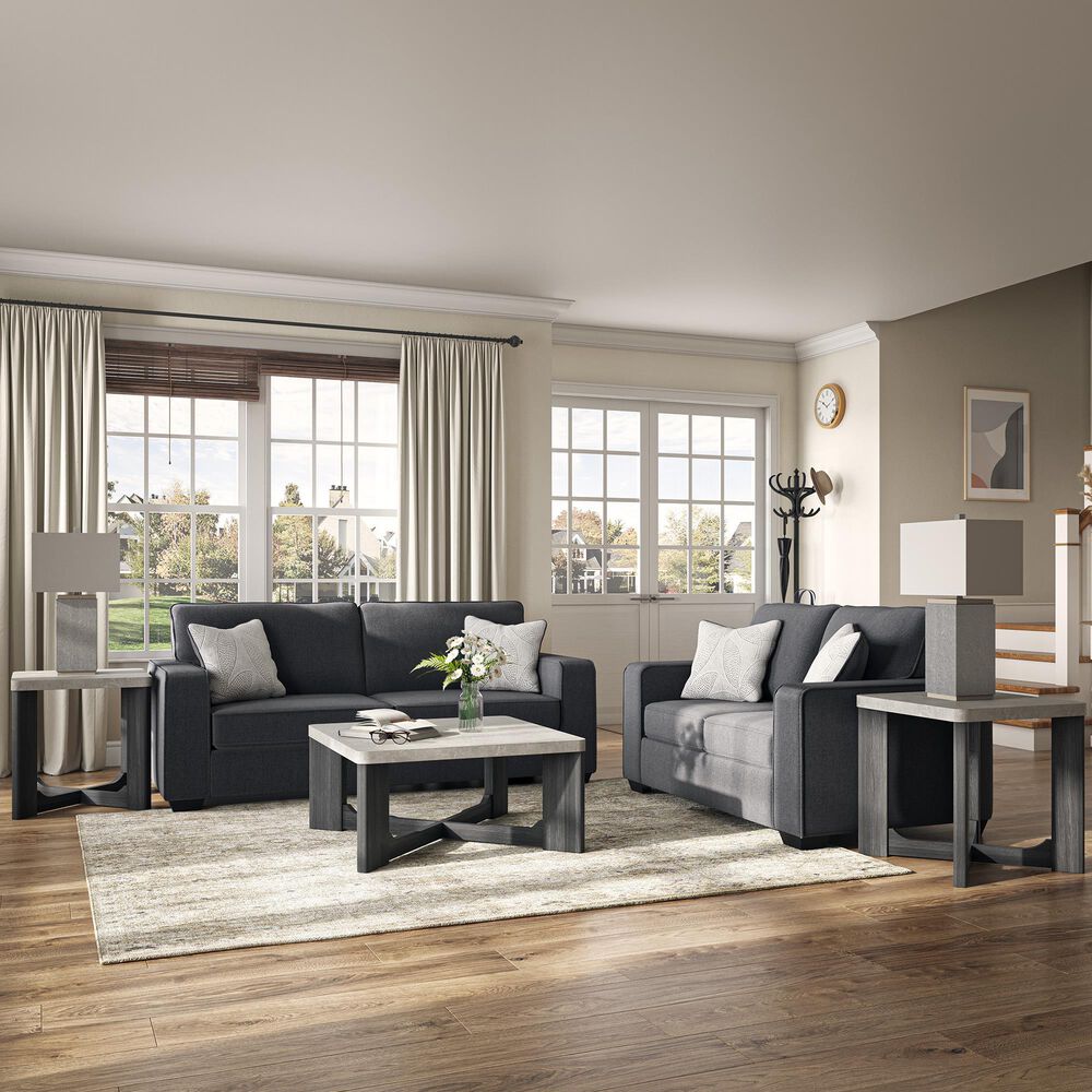 Ashley 7-Piece Living Room Set in Slate, , large
