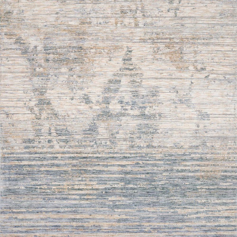 Loloi Pandora PAN-06 5&#39; x 8&#39; Ivory and Blue, , large