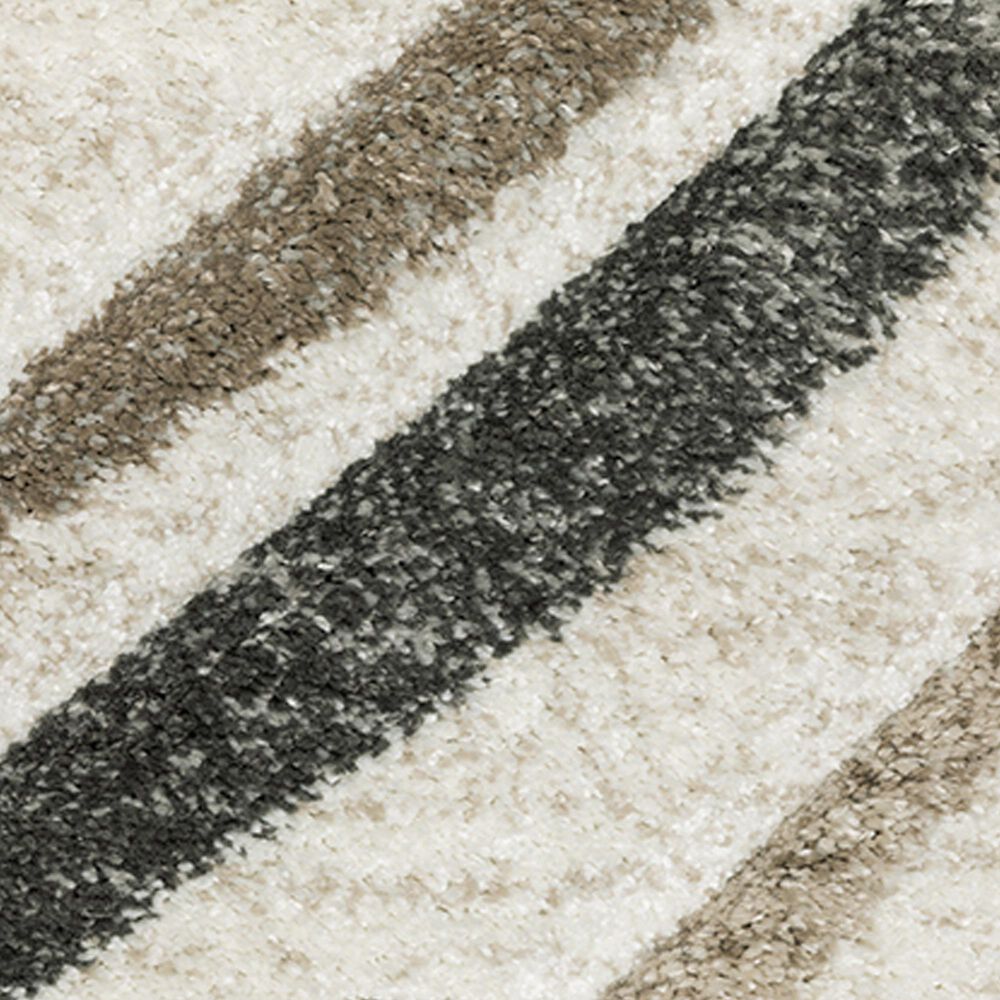 Oriental Weavers Cambria Swirls 1&#39;10&quot; x 7&#39;6&quot; Beige Runner, , large
