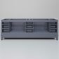 Lexora Home Jacques 84" Double Bathroom Vanity in Dark Grey with 2 cm White Carrara Marble Top and Rectangular Sinks, , large