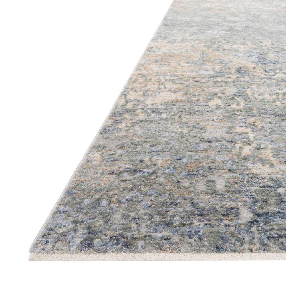 Loloi Pandora PAN-05 5&#39; x 8&#39; Blue and Gold Area Rug, , large