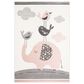 Safavieh Carousel CRK127 9" x 12" Pink and Ivory Kids  Area  Rug, , large