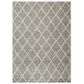 Nourison Brisbane BRI08 8"2" x 10" Ash Area Rug, , large