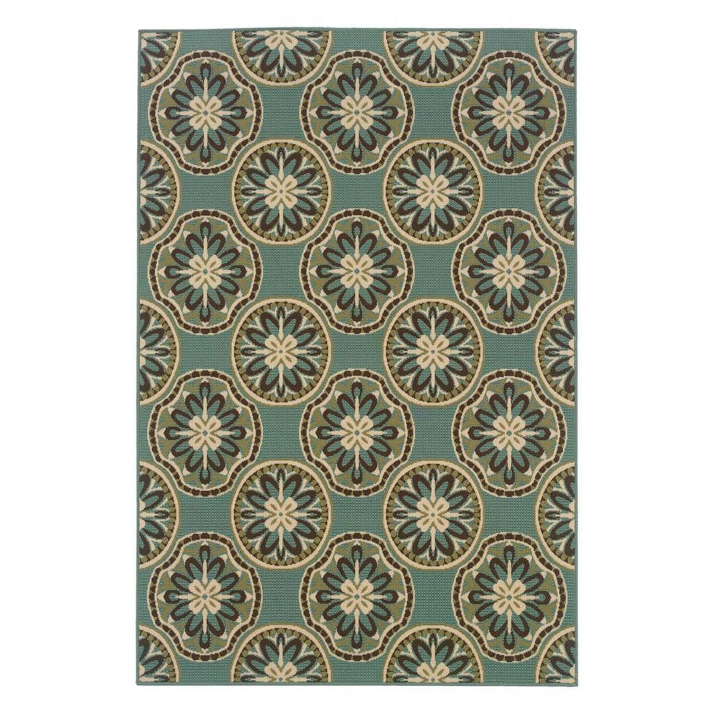 Oriental Weavers Montego 8323L 8"6" x 13" Blue Area Rug, , large