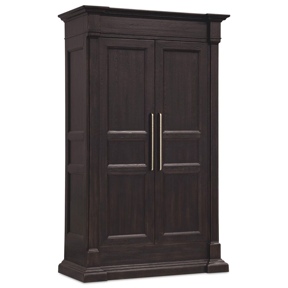 Hooker Furniture Driftwood 2-Door Wardrobe in Burnt Timber, , large