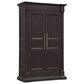 Hooker Furniture Driftwood 2-Door Wardrobe in Burnt Timber, , large
