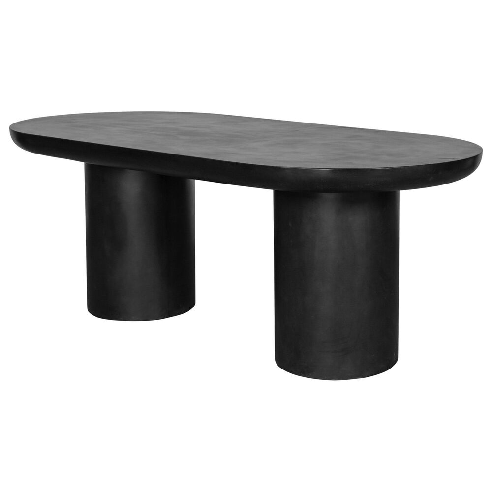 Moe"s Home Collection Rocca Dining Table in Black - Table Only, , large