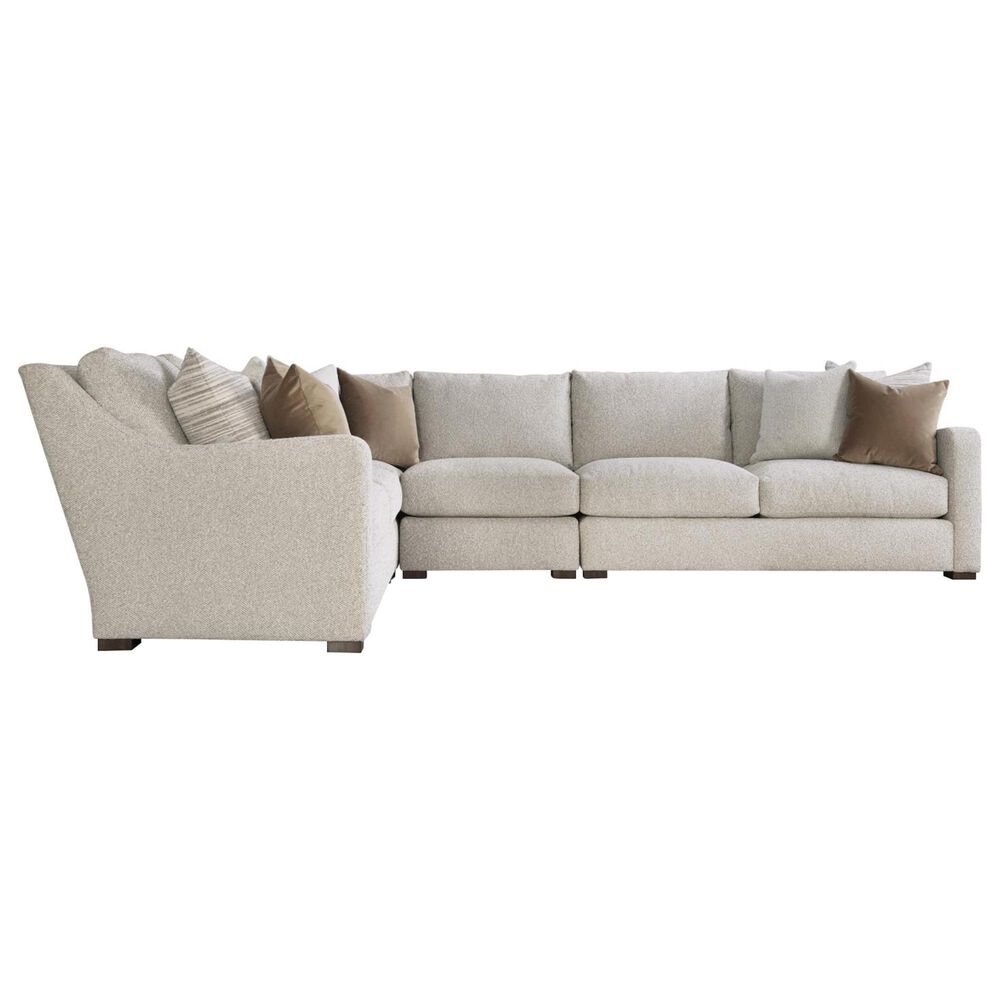 Bernhardt Ventura 4-Piece Stationary Reversible Sectional in Marble, , large