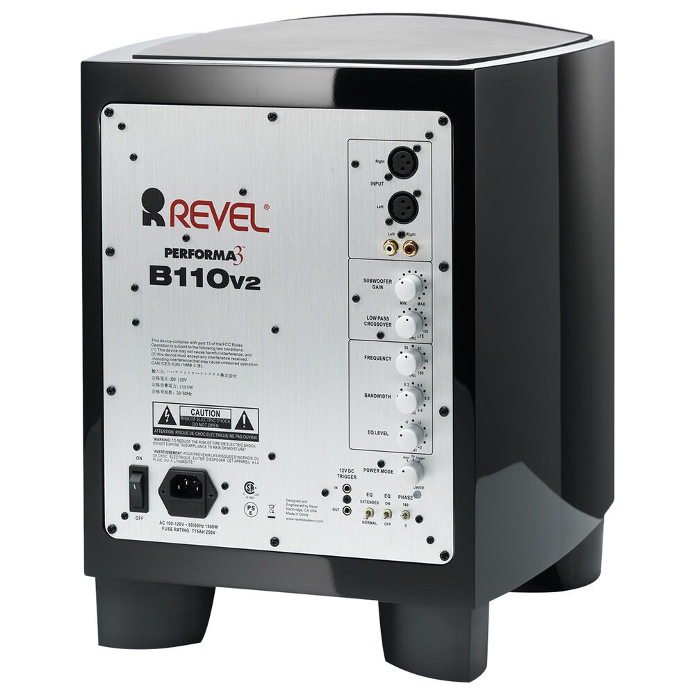 Revel 10&quot; 1000W Powered Subwoofer in Black, , large