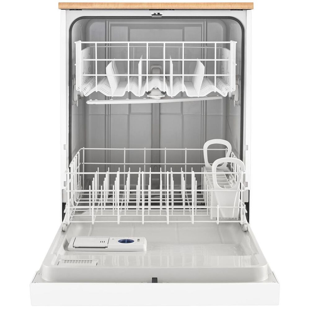 Whirlpool Portable HeavyDuty Dishwasher with1hour Wash Cycle in White