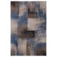 Central Oriental Structures Torrent Flame 5" x 7"6" Brown and Blue Area Rug, , large