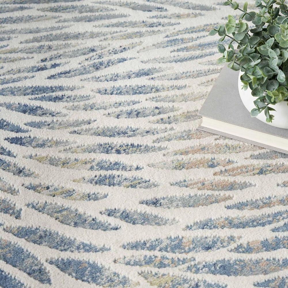 Nourison Exhale 7&#39;10&quot; x 9&#39;10&quot; Multicolor Area Rug, , large