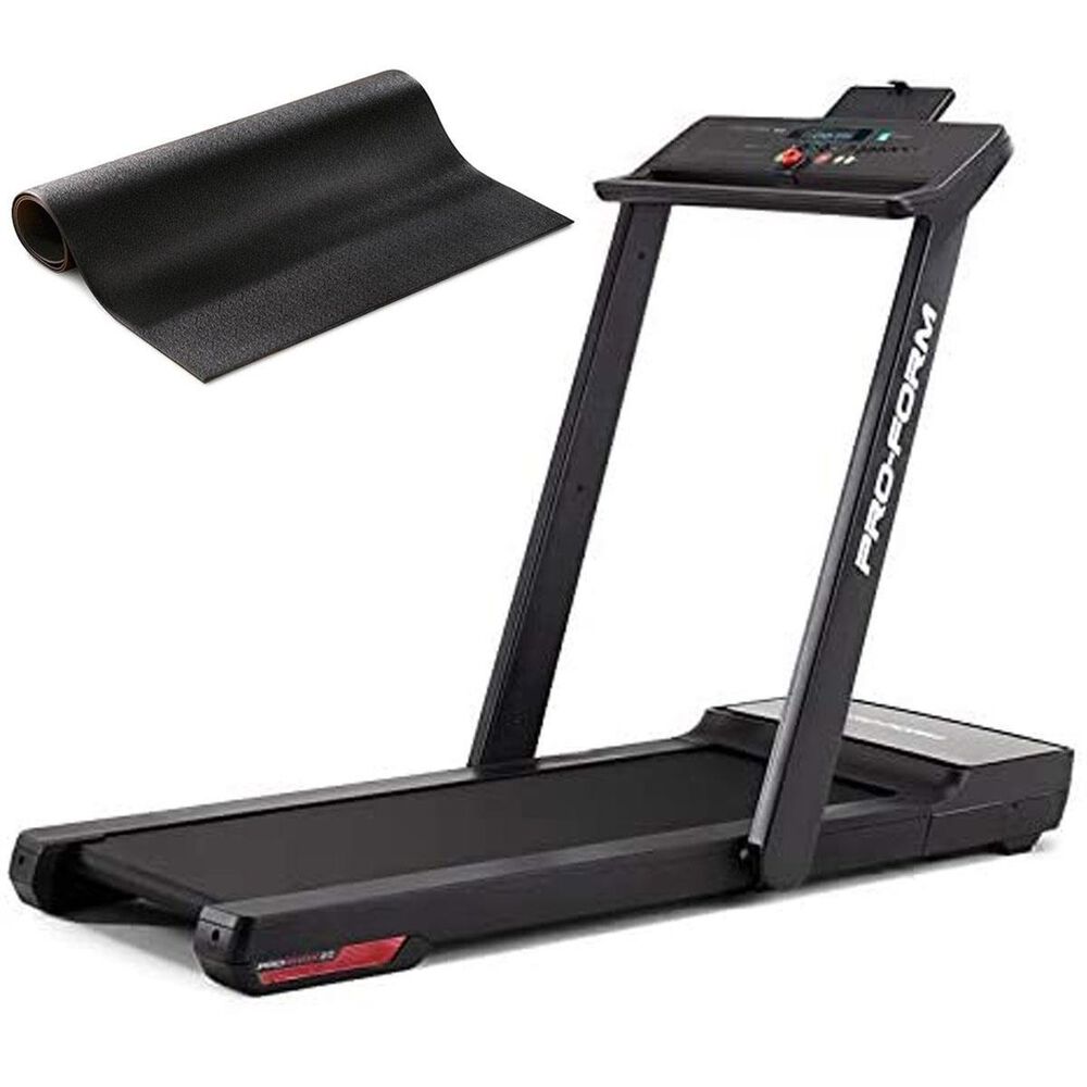 ProForm City L6 Folding Treadmill + 40" x 80" Equipment Floor Mat , , large