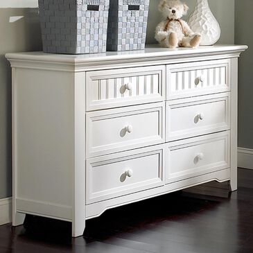 Suite Bebe Winchester 6-Drawer Dresser in White, , large