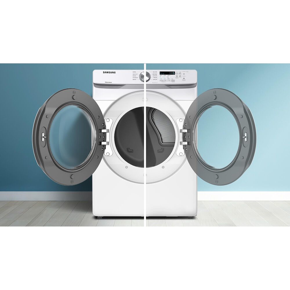 Samsung 7.5 Cu. Ft. Front Load Long Vented Electric Dryer in White, , large