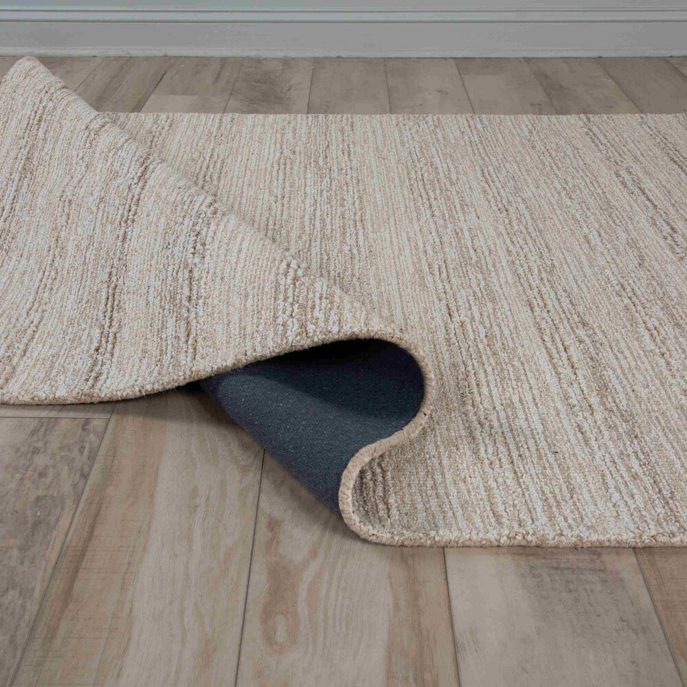 RIZZY Willow Brown, Ivory, Dark Brown and Beige 2'6" x 8' Runner, , large