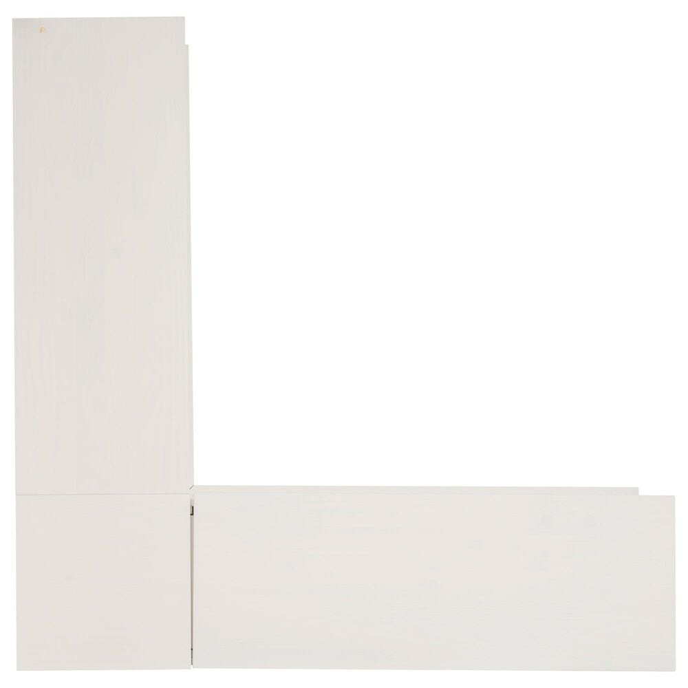 Linon Home Decor Tobin Backless Nook in White, , large