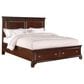 Mayberry Hill Canton King Storage Bed in Cherry, , large
