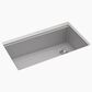 Kohler Billings 32.5" Undermount Single-Bowl Kitchen Sinks in Matte Grey, , large