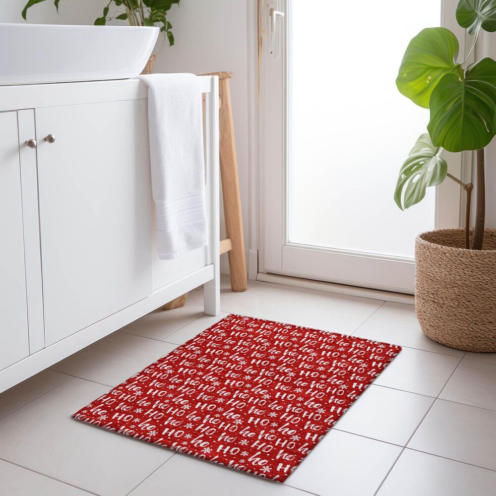 Dalyn Rug Company Wonderland WN22 2&#39;6&quot; x 3&#39;10&quot; Red Indoor/Outdoor Area Rug, , large
