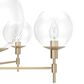 Hunter Xidane 6-Light Chandelier in Alturas Gold, , large