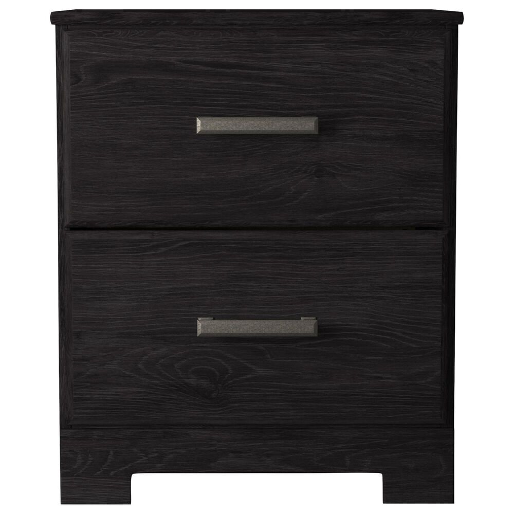 Ashley Belachime Full Panel Bed with Nightstand in Dark Charcoal, , large