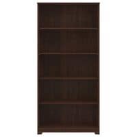 Bush Cabot 5-Shelf Bookcase in Modern Walnut