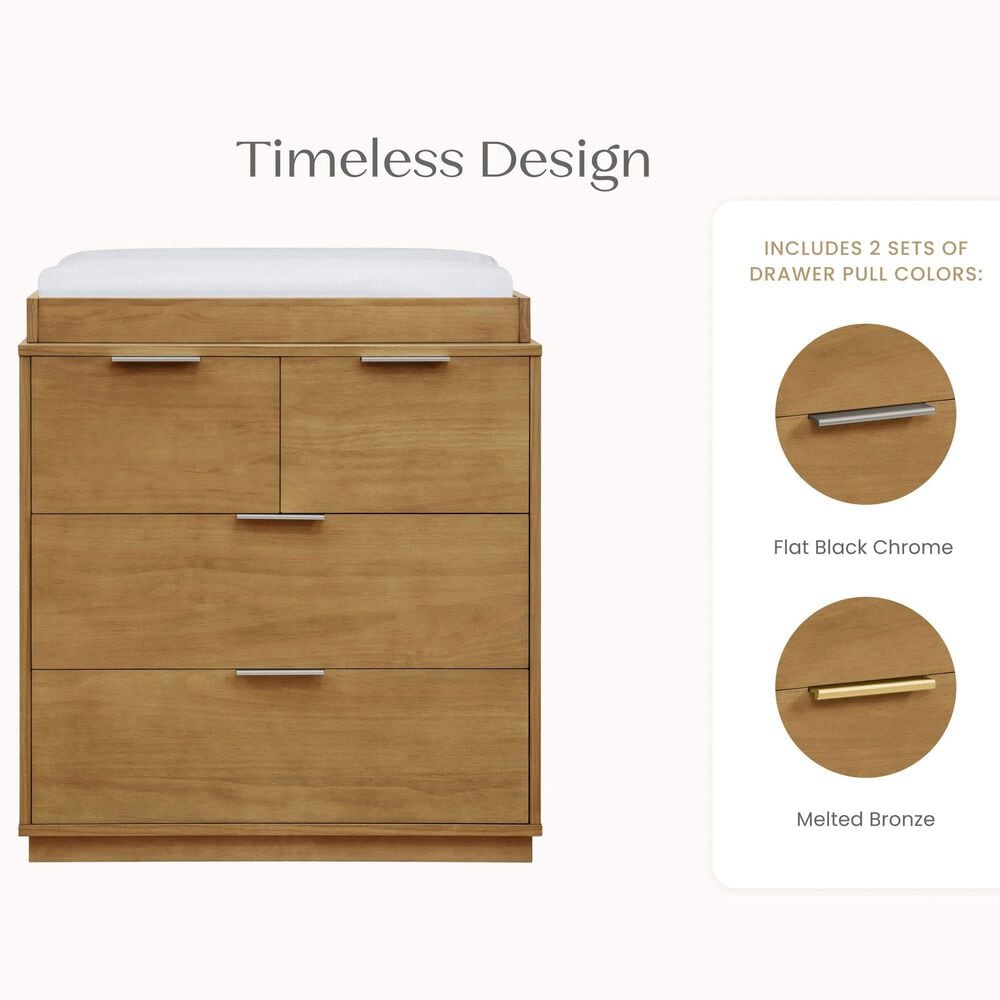Delta Children Forever 4-Drawer Dresser with Changing Top in Acorn, , large