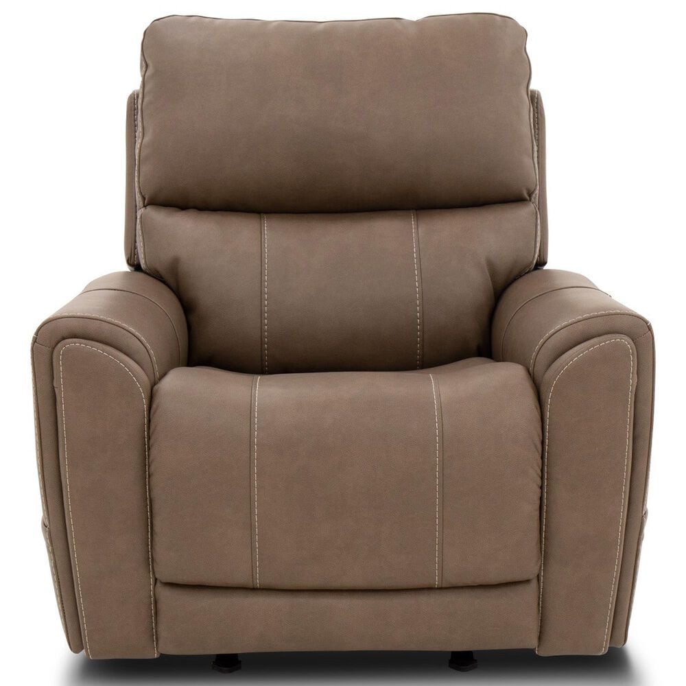 Flexsteel Carter Power Rocking Recliner in Cappuccino, , large