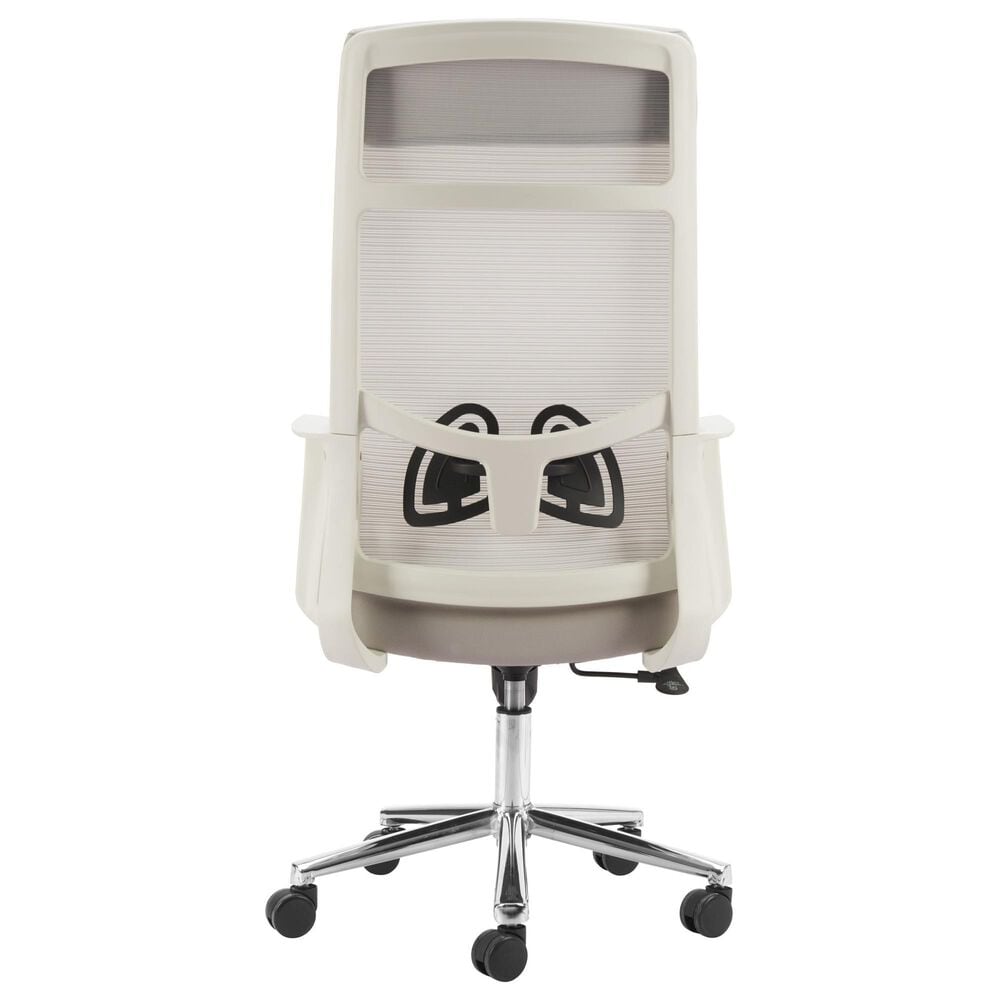 Zuo Modern Jett High Back Office Chair in Chrome, , large